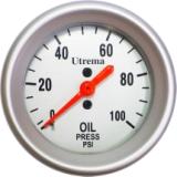 Cens.com Utrema Auto Mechanical Oil Pressure Gauge 2-1/16