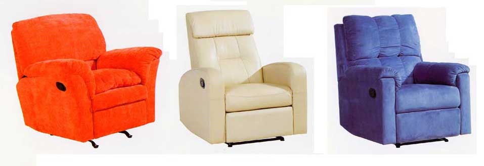 Armchairs in different colors are popular Zhejiang Henglin products.  