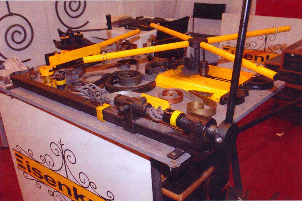 Josef Krenn impresses exhibitors with its metal-bending machines.