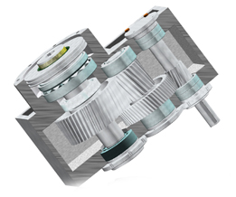 Precision gearbox developed by Bi-Shine. Precision gearbox developed by Bi-Shine.