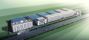 The sketch of the firm`s under-construction new facility in Fuzhou, Fujian Province.