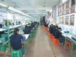 The firm`s production lines equipped with wave-soldering machines