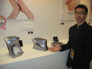 A young designer introduces home-appliance designs featuring the 