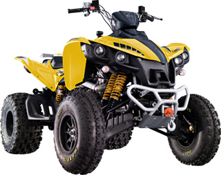 The TGB Blade 525, the upgraded, best-selling ATV in France last year.