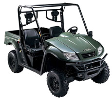 Many parts of an UTV can be hydroformed, Chung says. (photo courtesy of KYMCO).