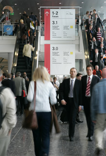 Light+Building 2008 proves to be a main attraction for global buyers. (photo courtesy Messe Frankfurt) 