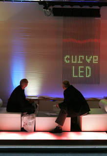 LED lighting is ubiquitous at Light+Building 2008. (photo courtesy Messe Frankfurt)