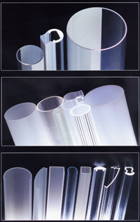 Highten`s plastic extrusion parts boasts quality transparence and even light diffusion.