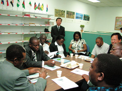 As TABA chairman, Chou frequently interacts with VIPs from Africa.