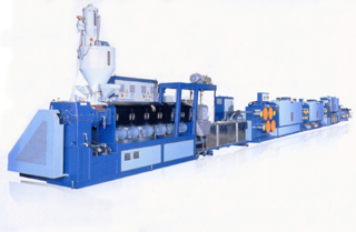 The PET strapping tape extrusion line developed by Jenn Chong. The PET strapping tape extrusion line developed by Jenn Chong.