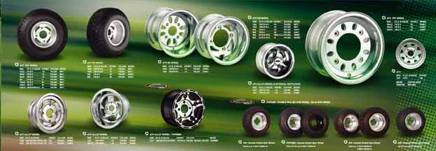 Rolling Tech claims to be the world`s second-largest ATV wheel-rim maker, supplying a wide range of rim models plus rim/tire-bundled products.