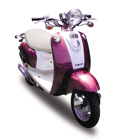 Another electric scooters model of EVT.