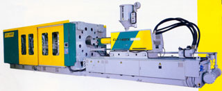 The high-speed injection molding machine designed by Chuan Lih Fa.