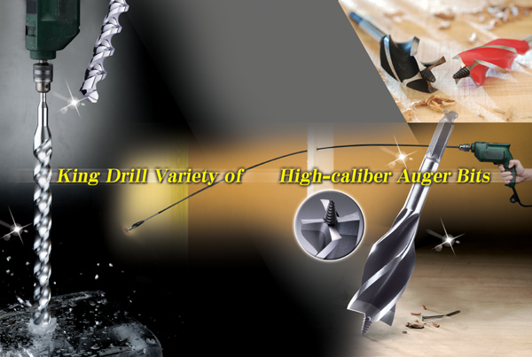 A variety of powerful drill bits offered by King Drill.