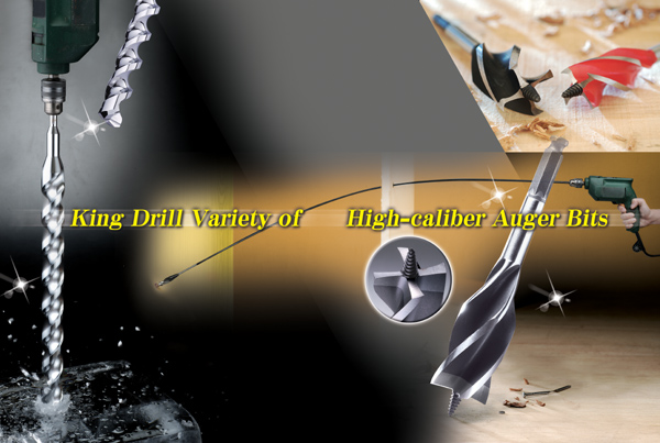 A variety of powerful drill bits offered by King Drill.