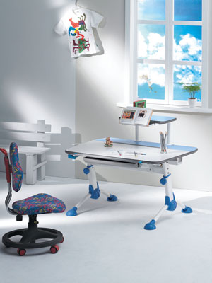 The ergonomically-designed children`s desk is a best seller for Sing Bee.