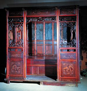 Antique furniture is treasured collections in the museum.