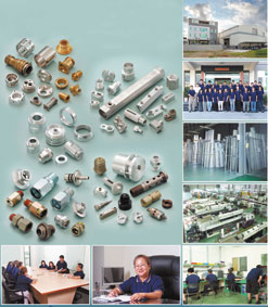 Precision lathed parts developed by Jiuh Ching.