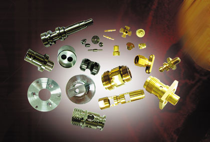 Screw machine parts developed by Excel.