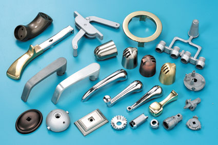 Aluminum, brass and zinc die-castings produced by Lian Chang.