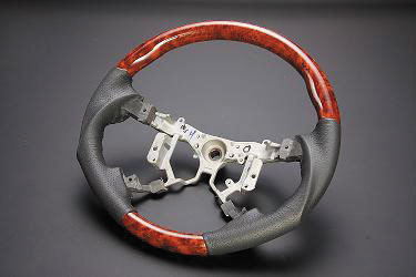 A high-level steering wheel made by the firm.
