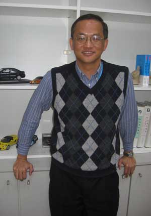 Recently promoted deputy director of MSL James Wang in his new office.