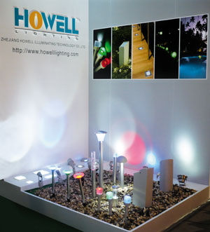 Howell`s showroom for its LED lighting fixtures.