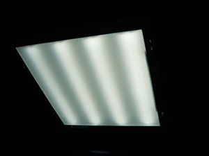GIO`s 1.1-meter-long CCFL lamps have an efficiency rating of 80 lumens per watt.