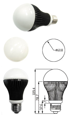 Delta`s patented full-range-stepless phase-dimming LED lamp.