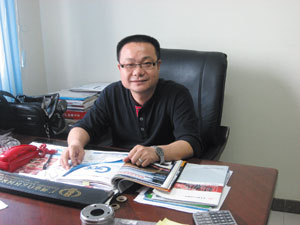 Saibao Group general manager Mr. Zheng.