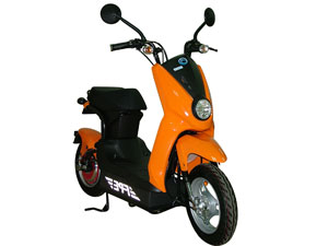The LiFePO4-battery e-scooter made by Free Power.