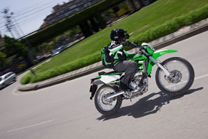 The KLX 250 at its European debut