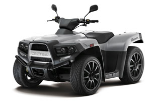 The Quadrift ATV is designed specifically for on-road use.