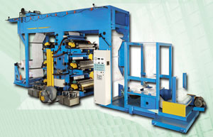 PP woven bag flexographic reel to reel printing machine developed by Golden Jason.