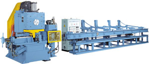 Cold and hot roll-type punching & cutting machine developed by Kuei Chuan