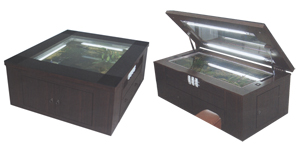 The unique aquarium coffee table, developed by Great Sun Art, hit the market soon after being unveiled.