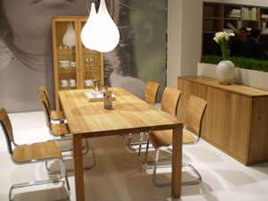 Naturally made furniture is also a big hit at Imm Cologne 2009.