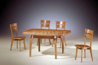 Solid-wood dinning tables and chairs supplied by Kangdixing Furniture Co., Ltd.