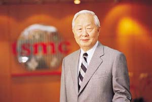 Morris Chang, once and current CEO of TSMC (photo courtesy TSMC)