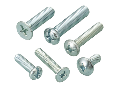 Flon`s screws are available in stainless steel, middle-carbon steel and brass.