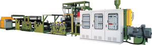 PLA,PET sheet extruding machine