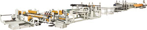 XPS plank/board making machine produced by Poly.