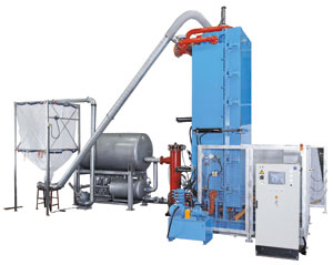Fully automatic vertical block molding machine