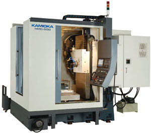 Horizontal CNC machining center developed by Kamioka.