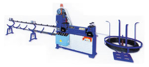Fully automatic wire straightening & cutting machine developed by Chung Yu.