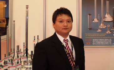 C.M. Chen is buoyed by increasing new clients and orders at Taipei AMPA.