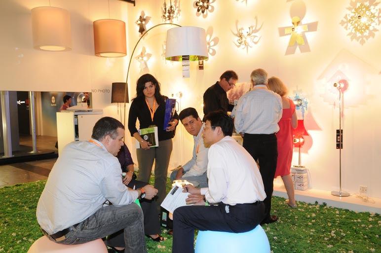 Hong Kong International Lighting Fair, pictured in 2008, is a globally significant business platform for lighting manufacturers. 
