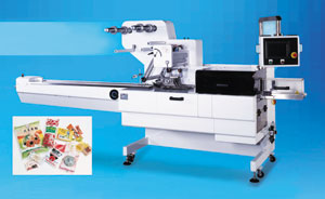 High-speed flow wrapper by Hersonber features an adjustable bag former.