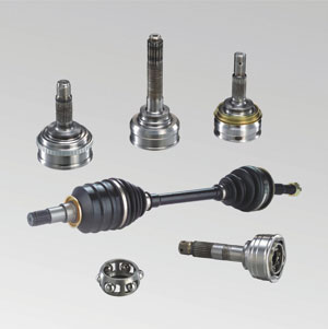 The company`s high-quality C.V. joints and drive shafts.