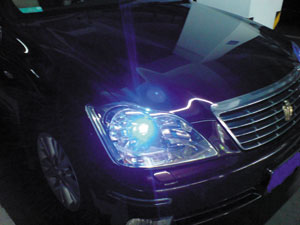 LED bulbs are increasingly applied in automotive headlamp.